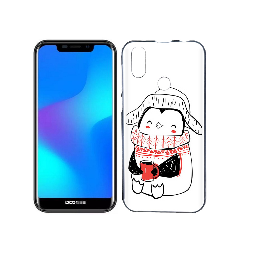 

Чехол MyPads Tocco для Doogee X70 Милый пингвин, Прозрачный, Tocco