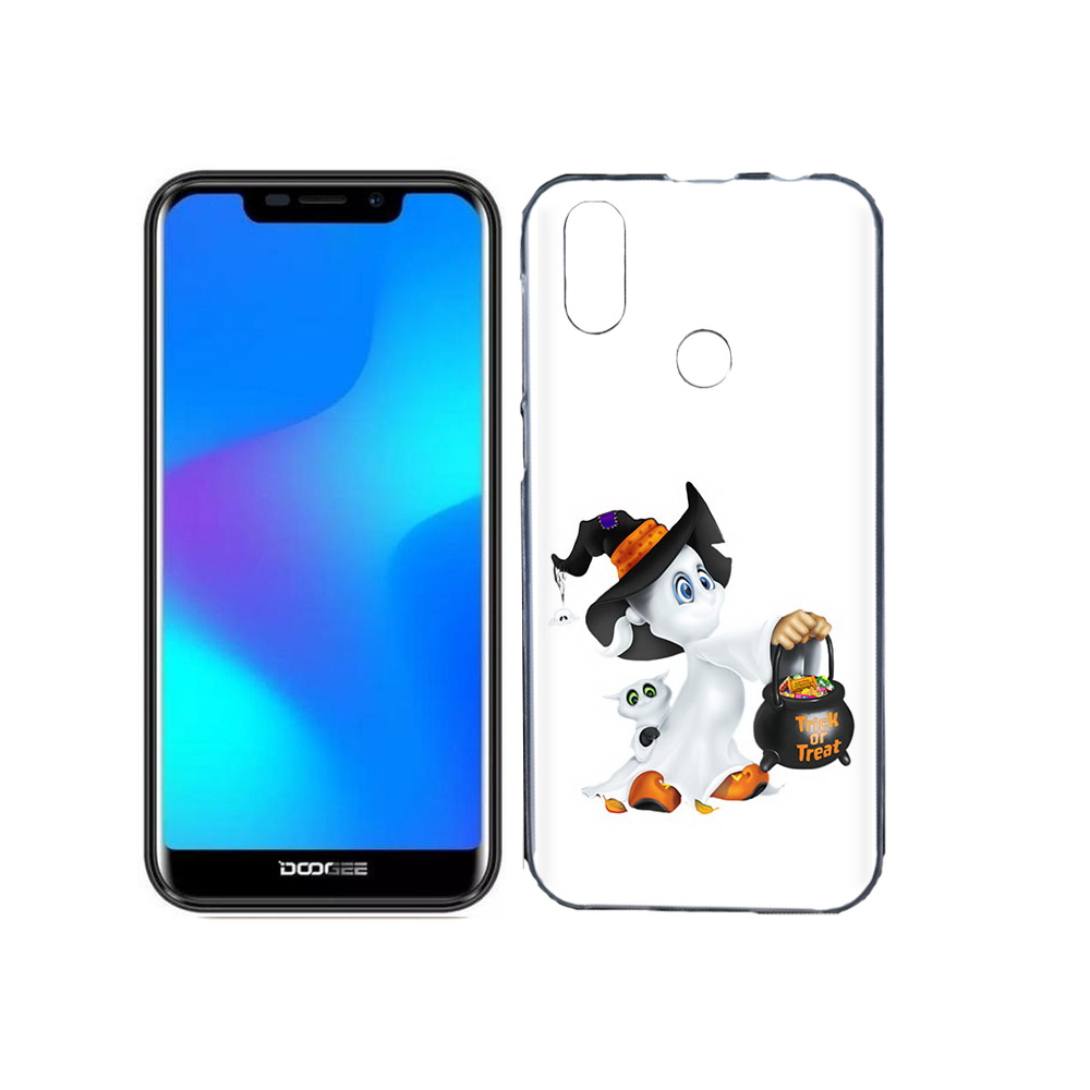 

Чехол MyPads Tocco для Doogee X70 Маленький призрак, Прозрачный, Tocco