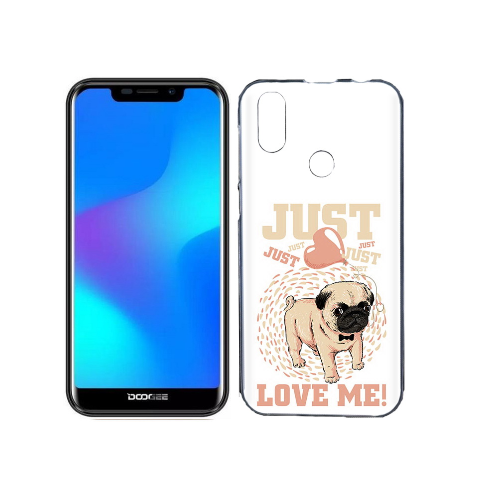 

Чехол MyPads Tocco для Doogee X70 Люби меня, Прозрачный, Tocco