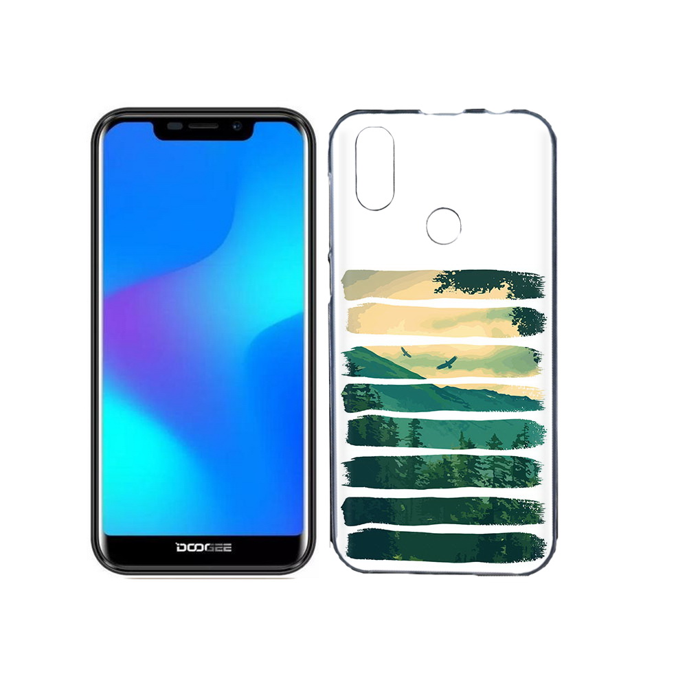 

Чехол MyPads Tocco для Doogee X70 Лесная чаща, Прозрачный, Tocco