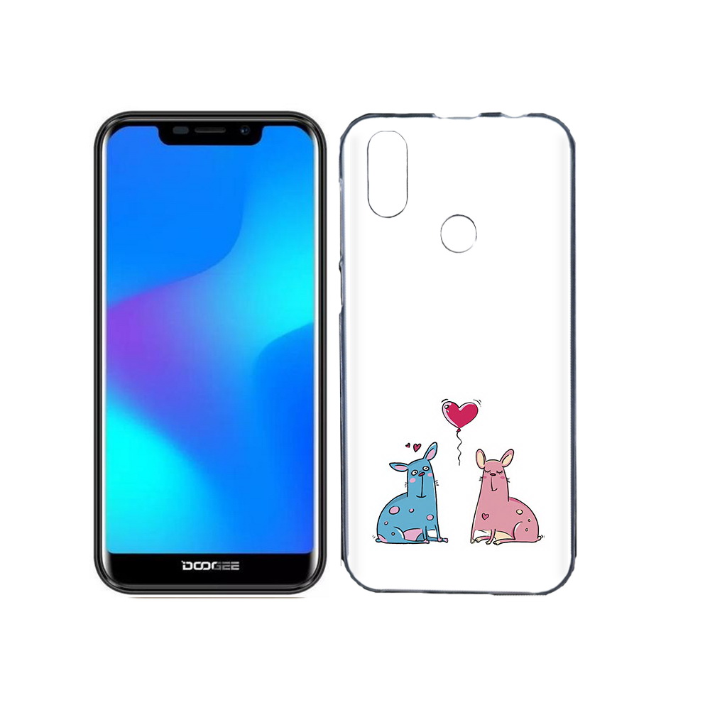 

Чехол MyPads Tocco для Doogee X70 Лама любовь, Прозрачный, Tocco