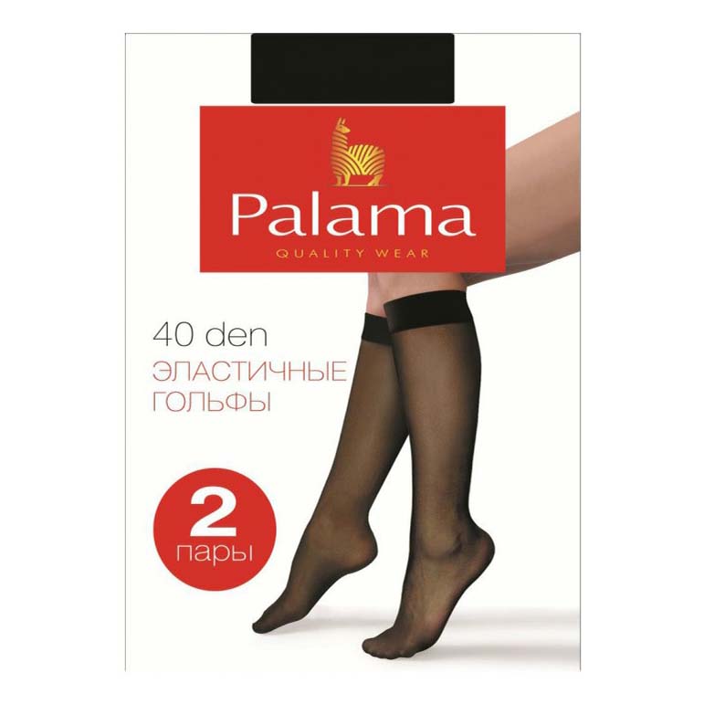 

Комплект гольфов женских Palama черных OS