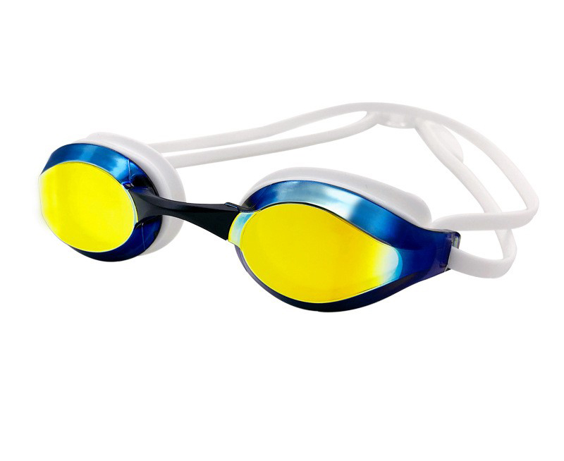 Стартовые очки для плавания Mystyle взрослые, 3 переносицы, AF, от UVA, UVB, силикон
