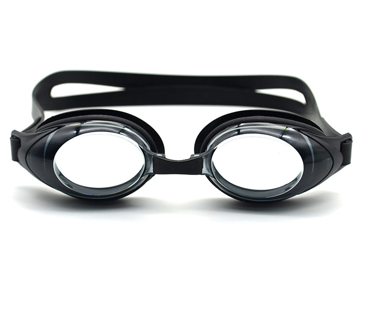 Очки для плавания Mystyle взрослые, черные, 3 переносицы, AF, от UVA, UVB, силикон