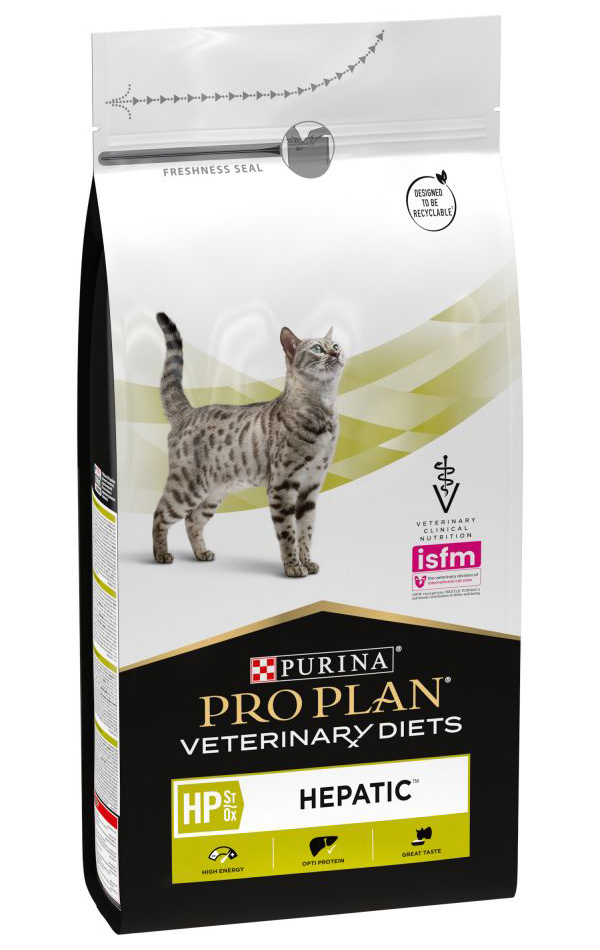 фото Pro plan pro plan veterinary diets hp st/ox hepatic для взрослых кошек при хронической печ