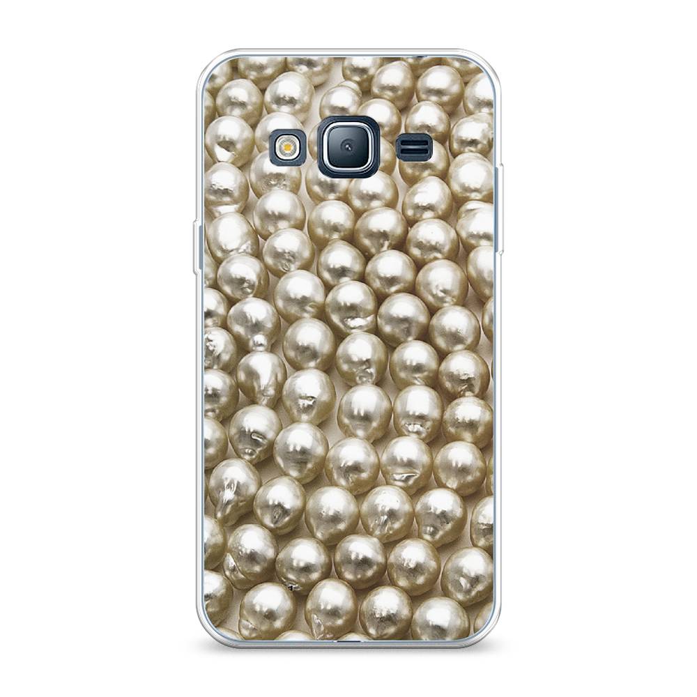 

Чехол на Samsung Galaxy J3 2016 "Жемчуг", Бежевый, 22450-3