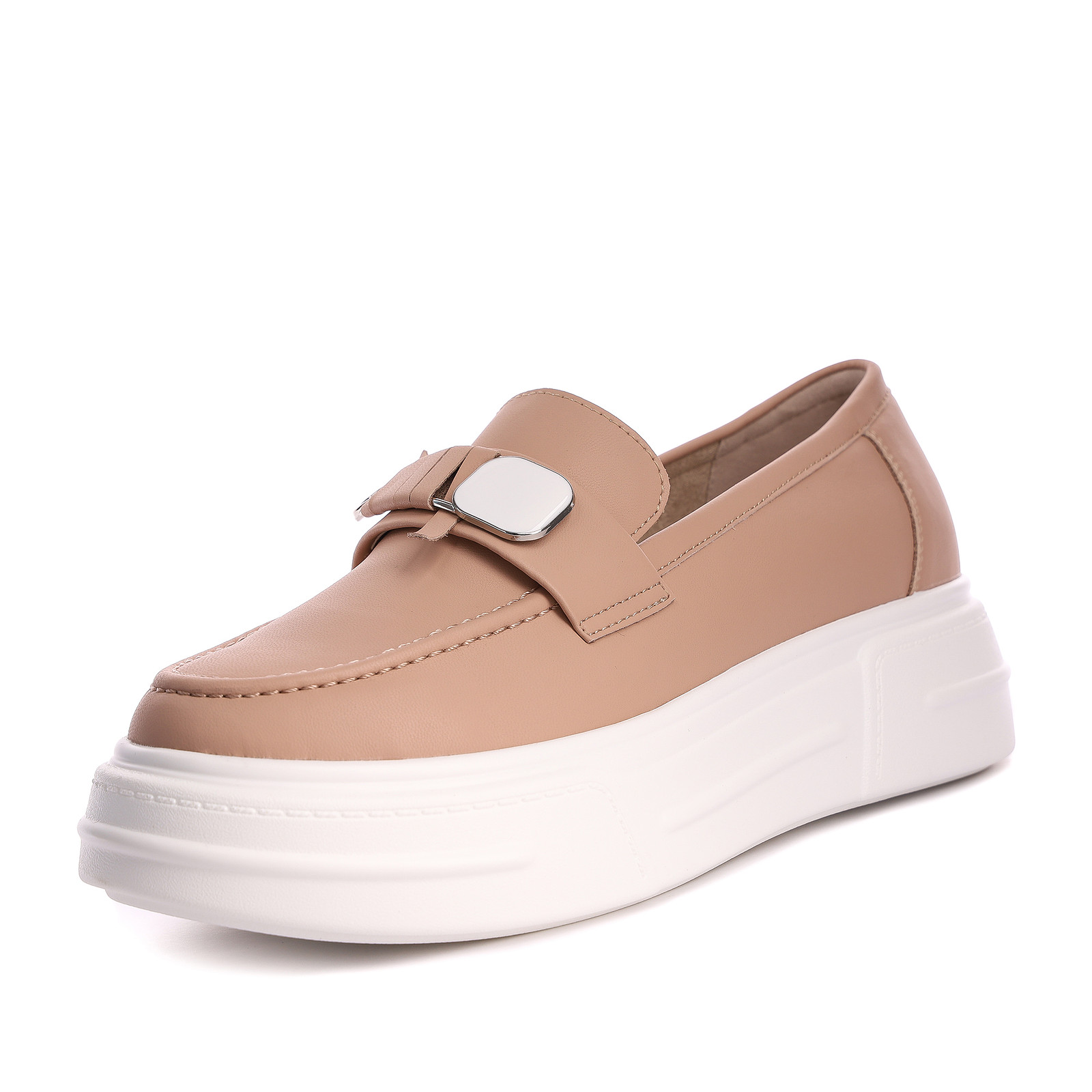

Лоферы женские ZENDEN 77-41WA-018VT бежевые 37 RU, Бежевый, 77-41WA-018VT