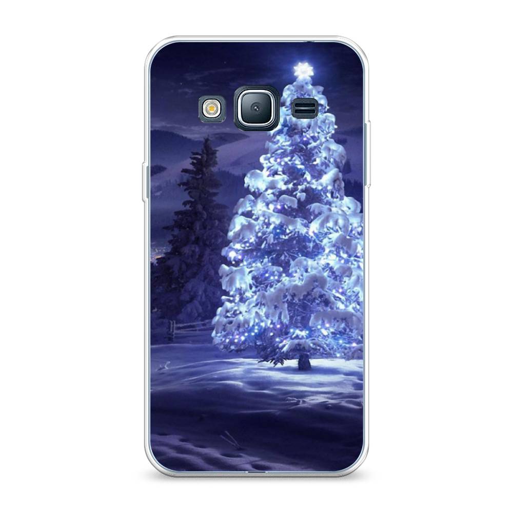 

Чехол на Samsung Galaxy J3 2016 "Зима 4", Синий;черный;белый, 22450-2