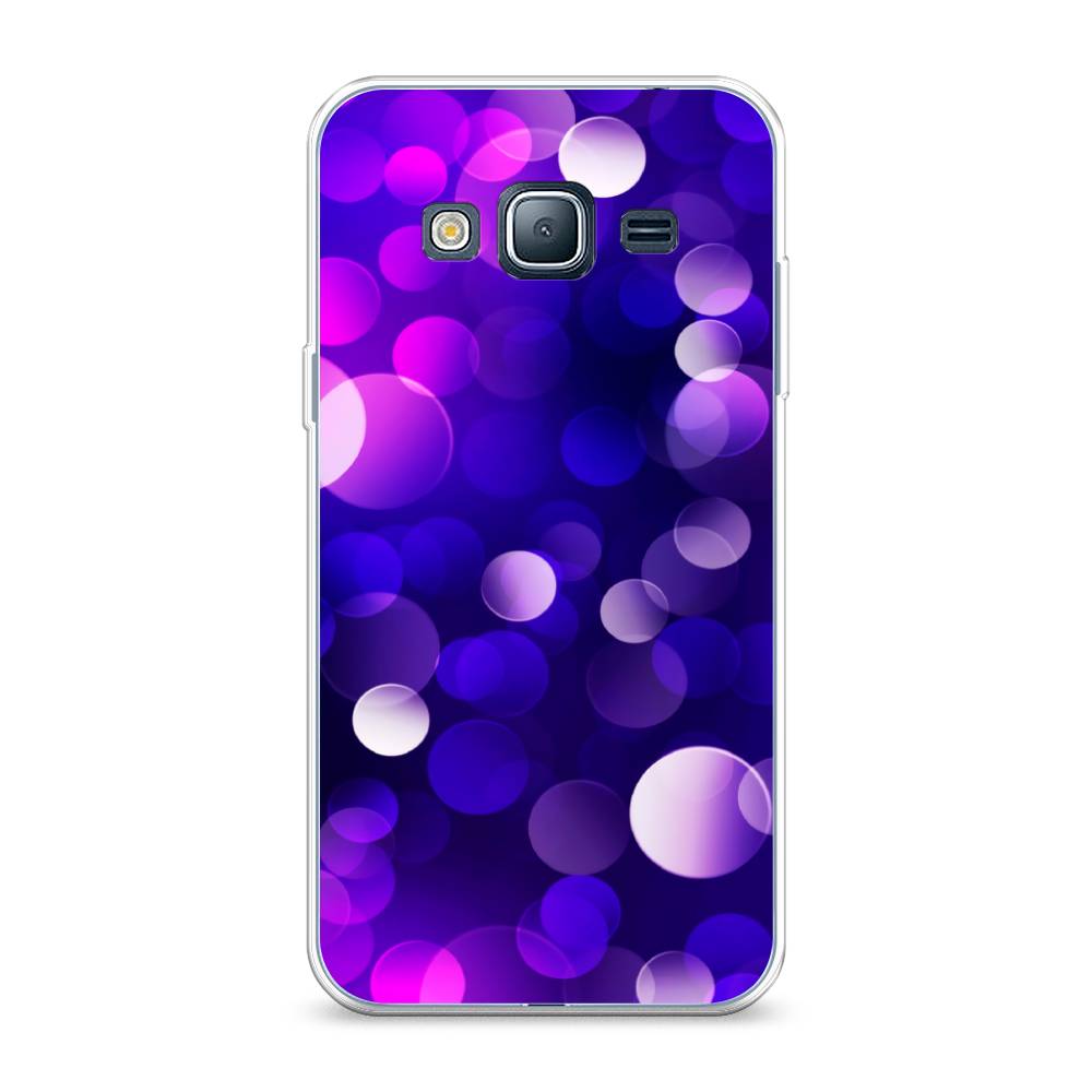 

Чехол на Samsung Galaxy J3 2016 "Абстракция 27", Фиолетовый, 22450-3