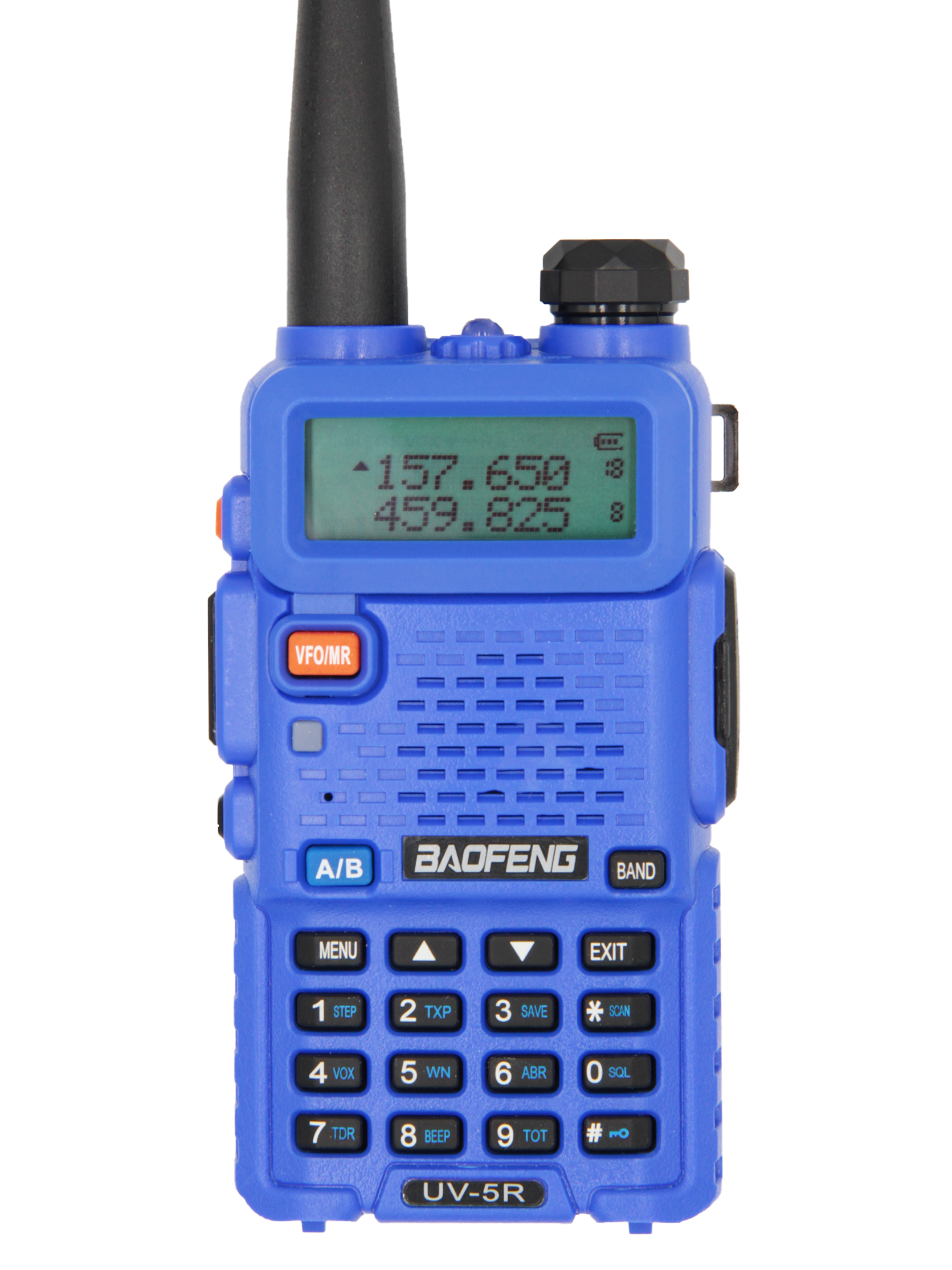 фото Портативная радиостанция baofeng uv-5r синий, 1 шт.