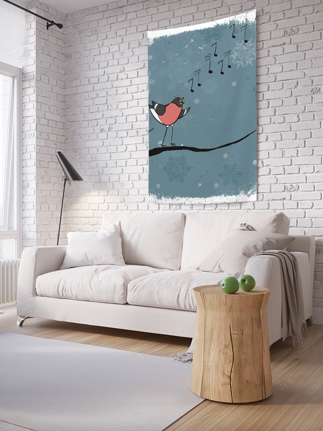 

Вертикальное фотопанно на стену JoyArty Песня птиц 150x200 см, Песня птиц
