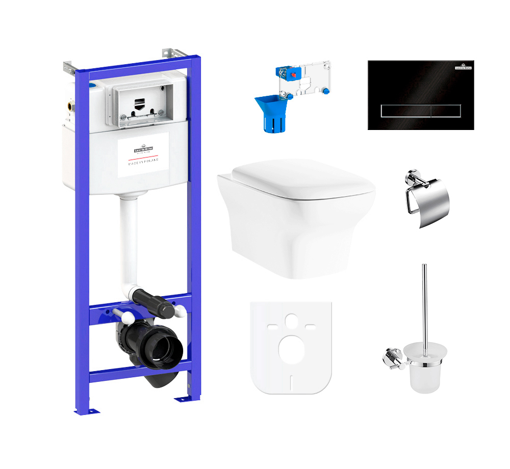 

Комплект 9 в 1 Lavinia Boho Bristol Rimless 97010076, премиум с пластиковой клавишей