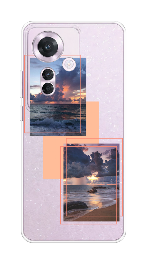 

Чехол на Oppo Reno 11F "Sky collage", Розовый;прозрачный;синий, 2516650-1
