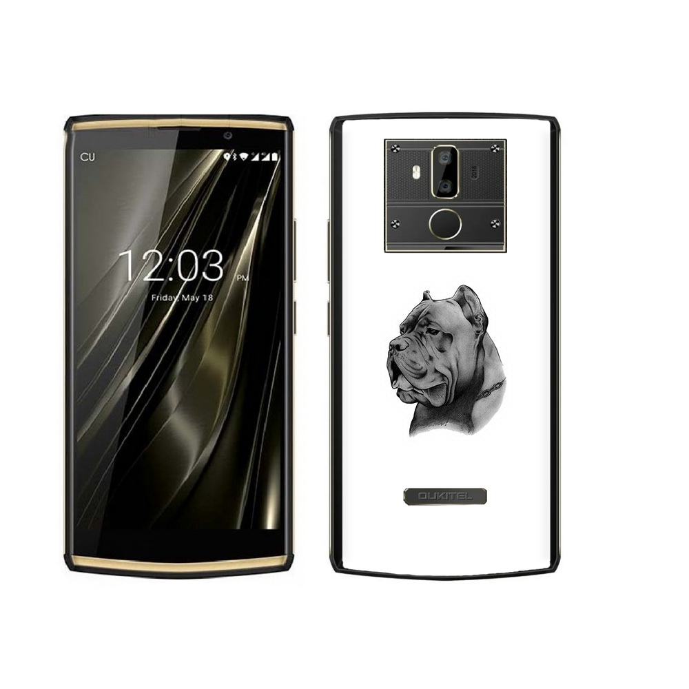 

Чехол MyPads Tocco для Oukitel K7 грозный бульдог, Прозрачный, Tocco