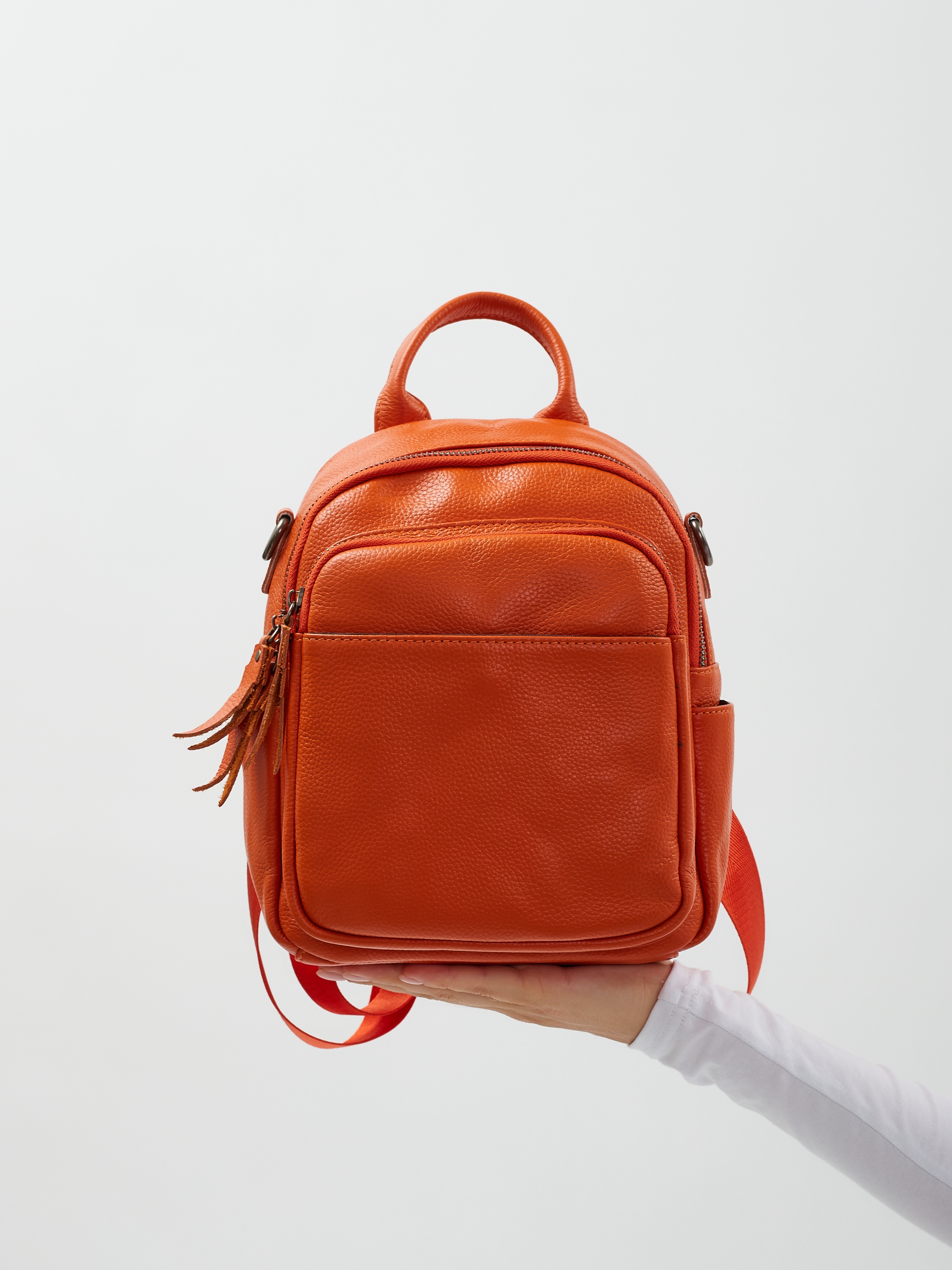 Рюкзак женский PouchMan 2130 коричневый, 20х9х25 см