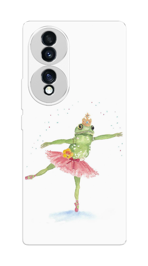 

Чехол на Honor 70 "Лягушка-балерина", Зеленый, 6108250-4