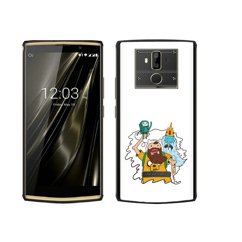 

Чехол MyPads Tocco для Oukitel K7 время приключений старый Финн, Прозрачный, Tocco