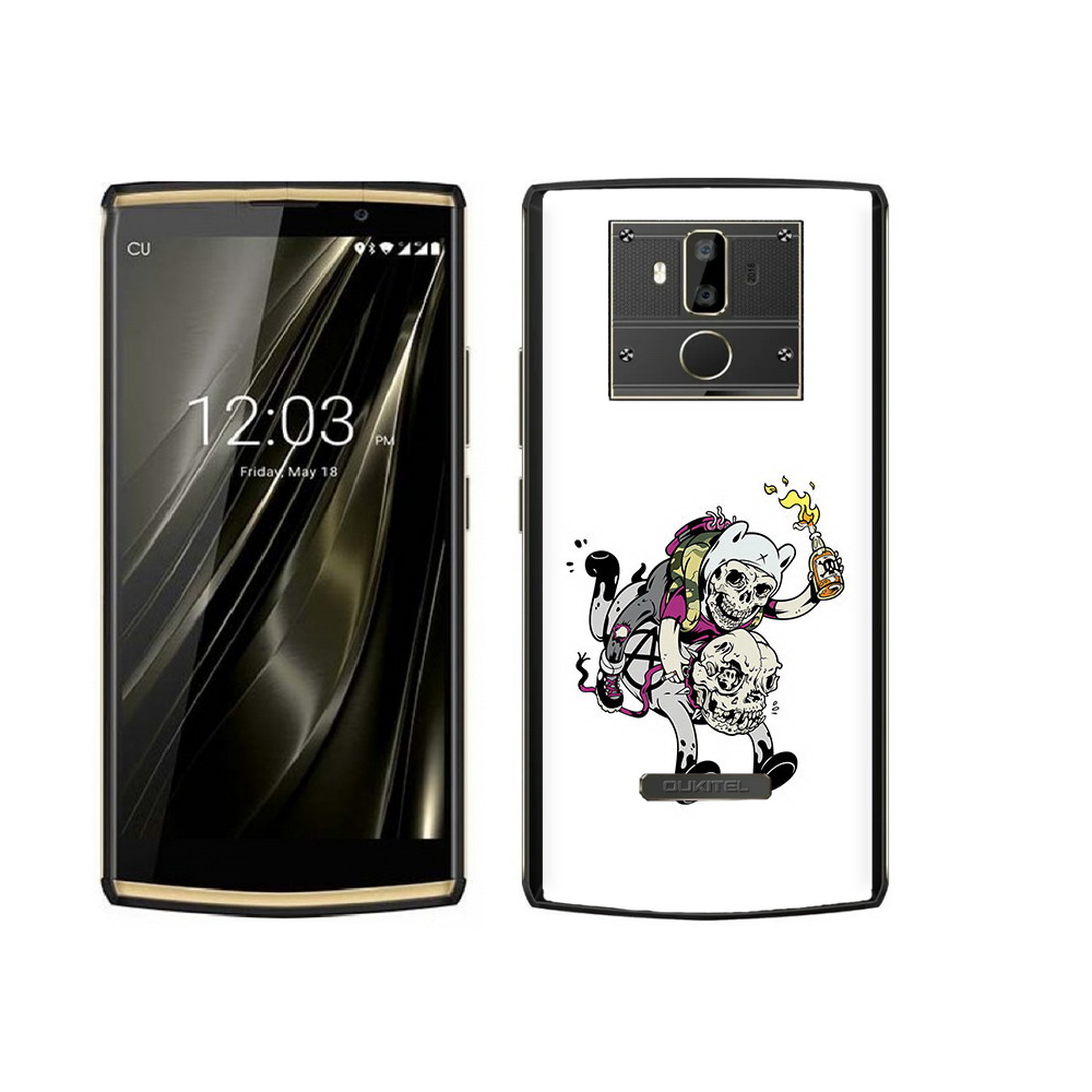 

Чехол MyPads Tocco для Oukitel K7 время приключений скелеты, Прозрачный, Tocco