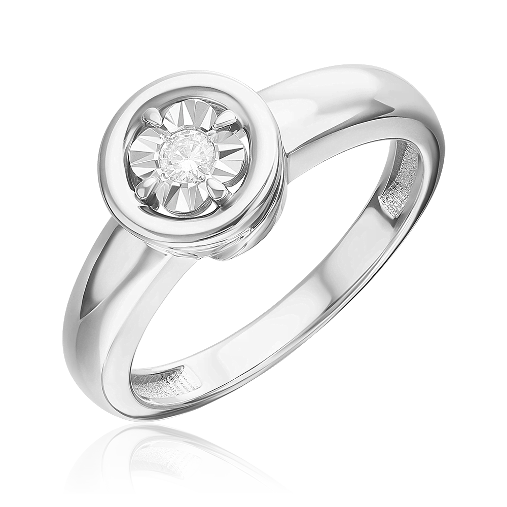 

Кольцо из золота р. , PLATINA jewelry 01-5749-00-101-1120, бриллиант, 01-5749-00-101-1120