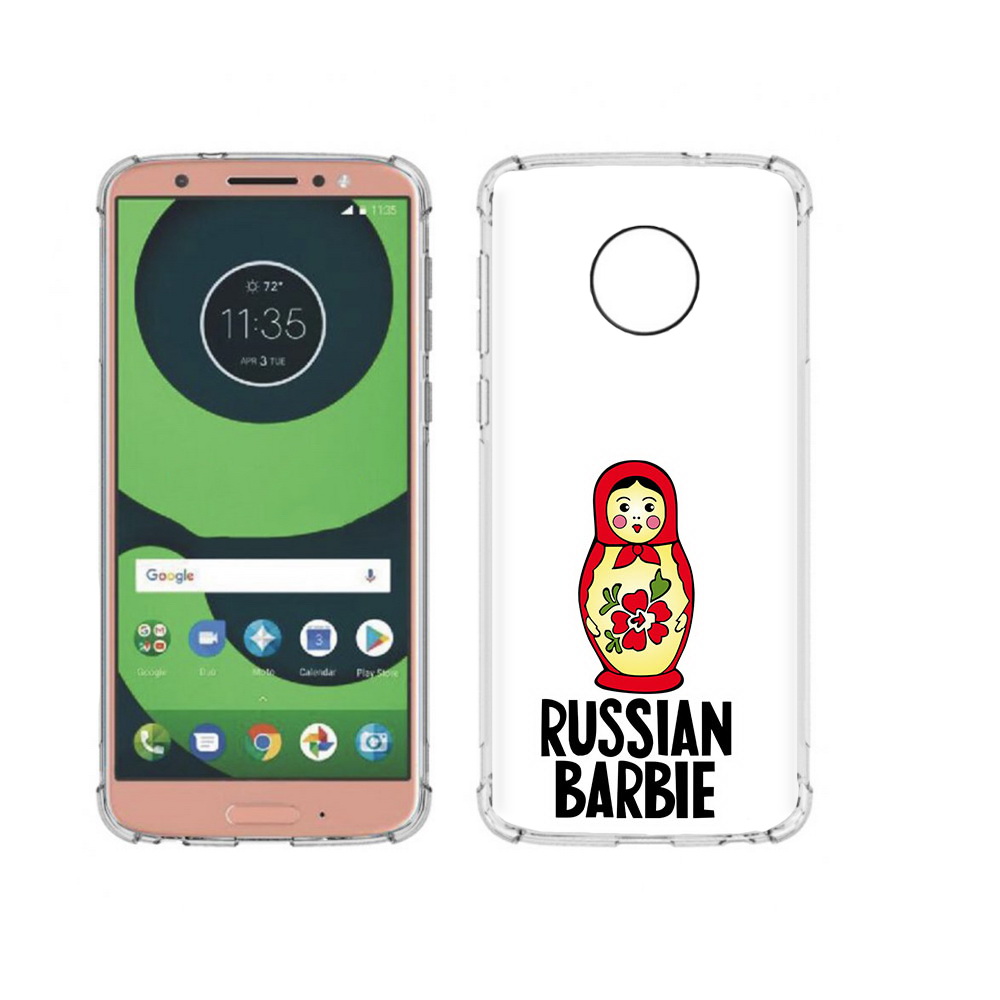 

Чехол MyPads Tocco для Motorola Moto G6 матрешка (PT99805.376.459), Прозрачный, Tocco