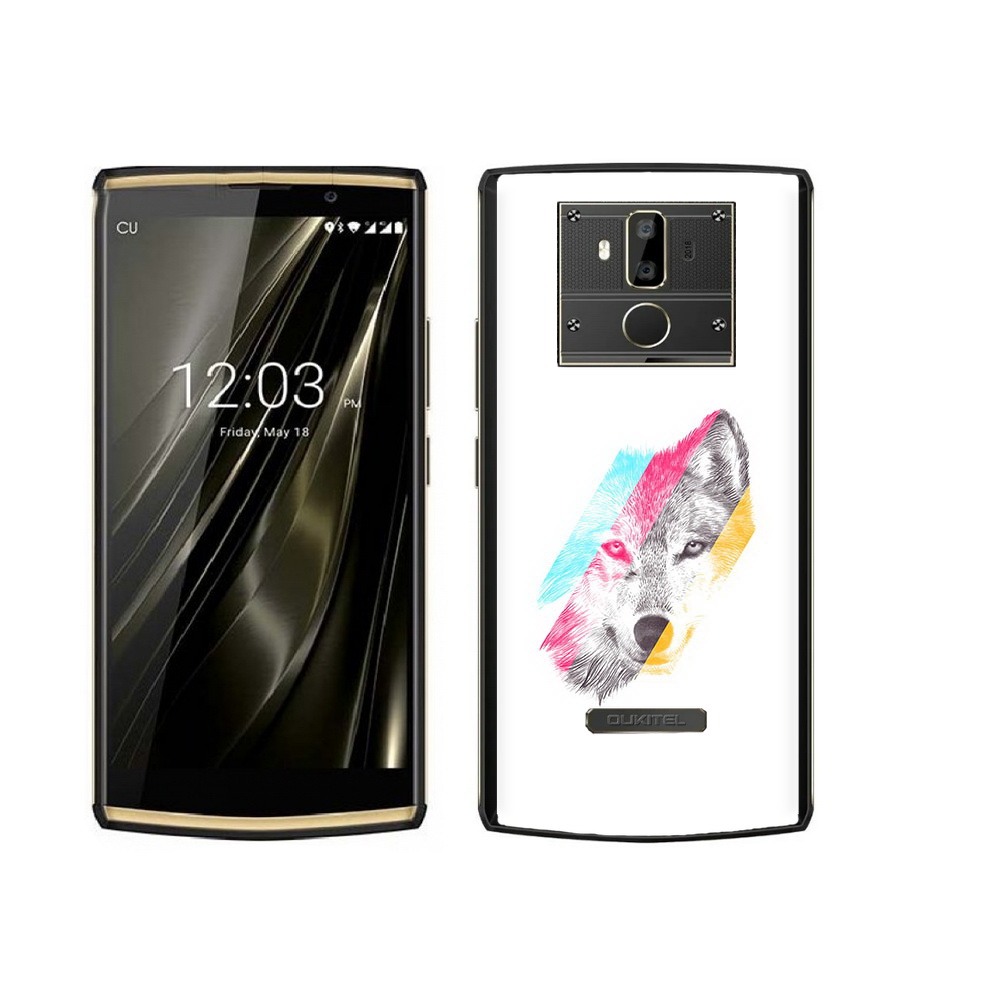 

Чехол MyPads Tocco для Oukitel K7 волк градиент, Прозрачный, Tocco