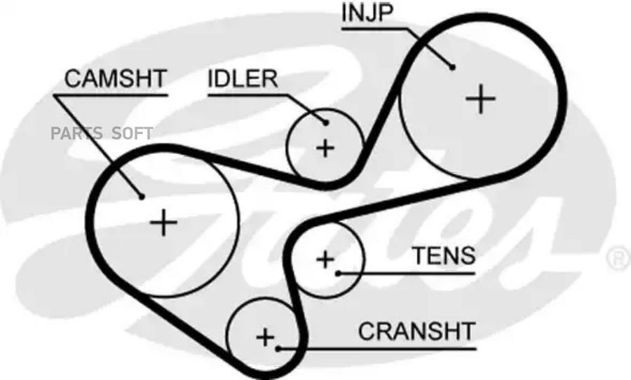 

Ремень Gates 5639XS