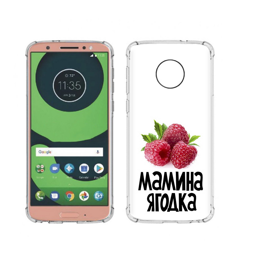 

Чехол MyPads Tocco для Motorola Moto G6 мамина ягодка (PT99805.376.456), Прозрачный, Tocco