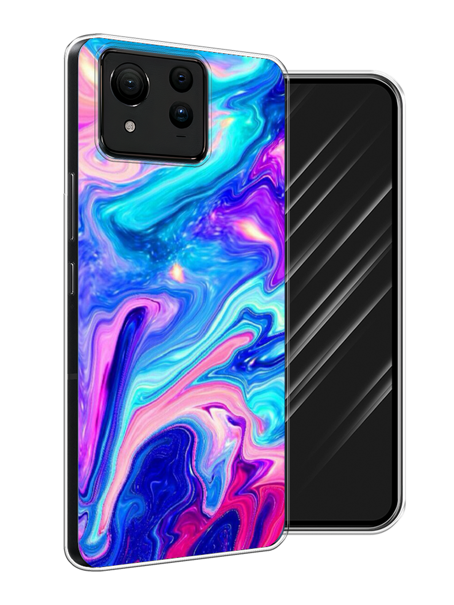 

Чехол Awog на Asus ZenFone 11 Ultra "Потеки краски", Розовый, 45250-1