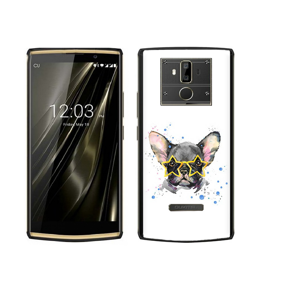 

Чехол MyPads Tocco для Oukitel K7 буля в очках, Прозрачный, Tocco