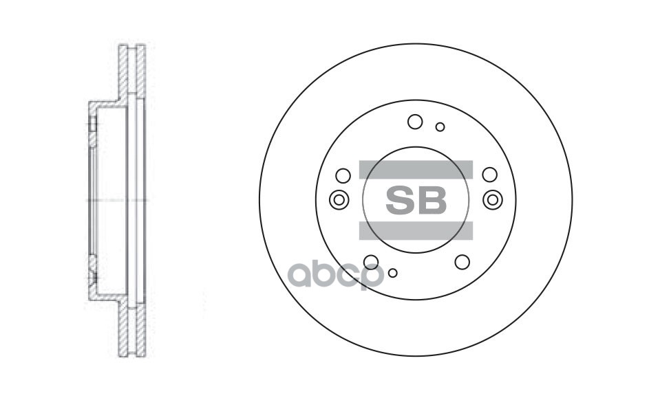 

Диск Тормозной Sangsin brake арт. SD2019