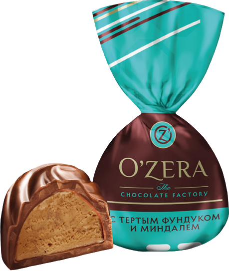 

Конфеты O'Zera Пралине с тертым фундуком и миндалем