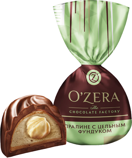 

Конфеты O'Zera Пралине с цельным фундуком