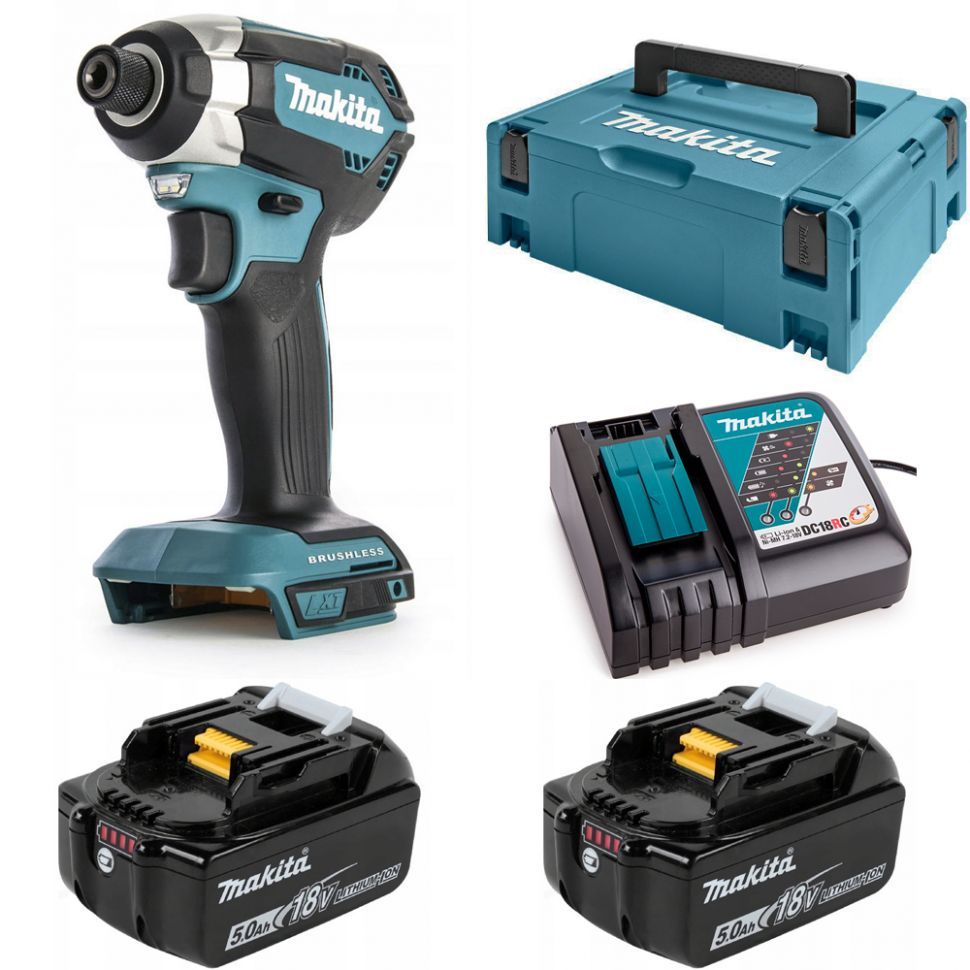 

Ударный шуруповерт аккумуляторный Makita DTD153JRTE, акк 2x5Ач, DTD153JRTE