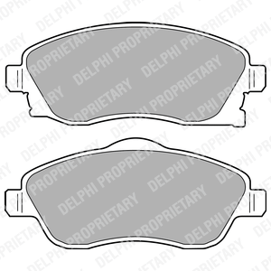 Тормозные колодки Delphi LP1676