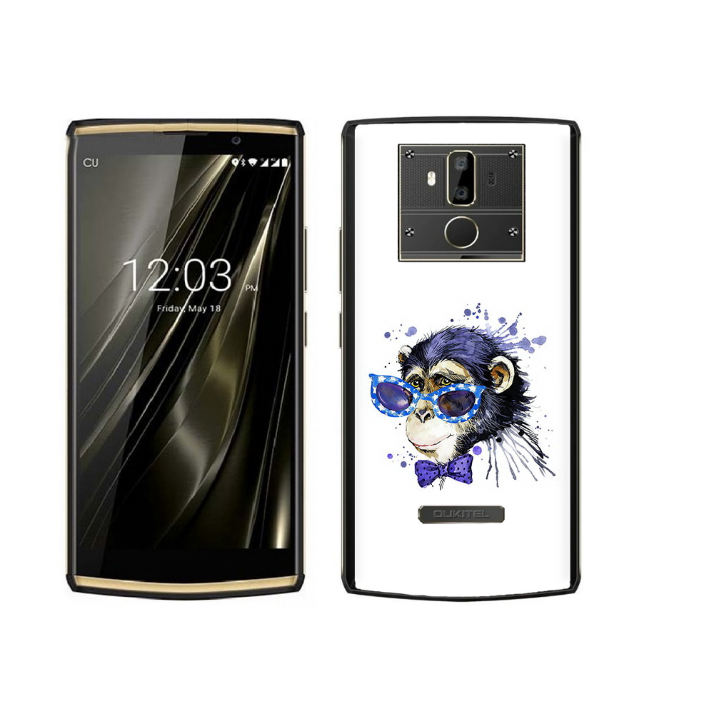 

Чехол MyPads Tocco для Oukitel K7 акварельная обезьяна, Прозрачный, Tocco