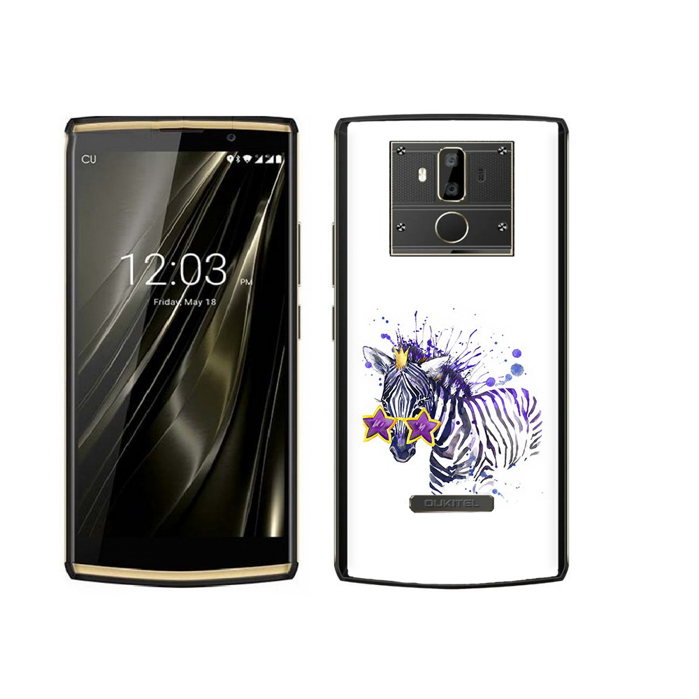 

Чехол MyPads Tocco для Oukitel K7 акварельная зебра, Прозрачный, Tocco