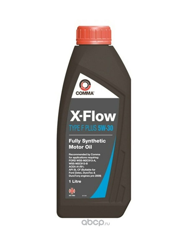 фото Моторное масло comma x-flow type f plus 5w30 1 л