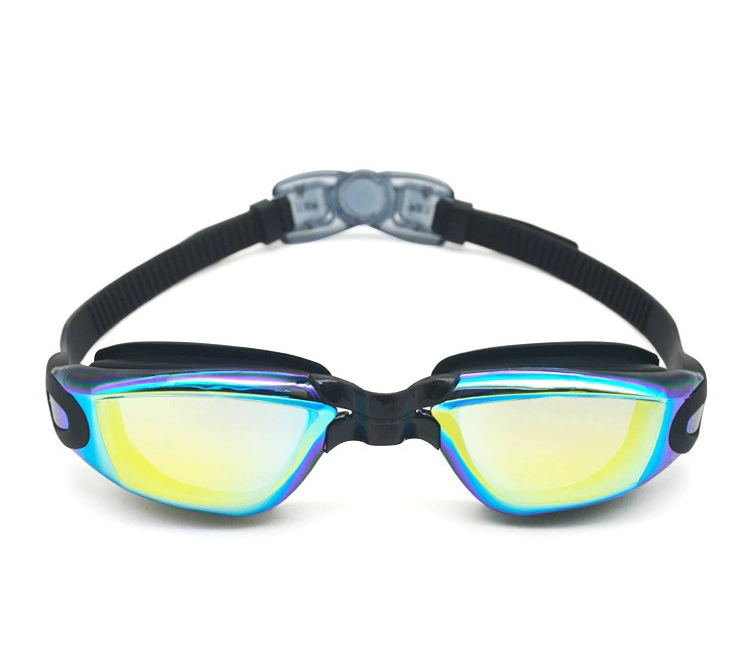 Очки для плавания Mystyle взрослые, зеркальные, широкоугольные, AF, от UVA, UVB, силикон