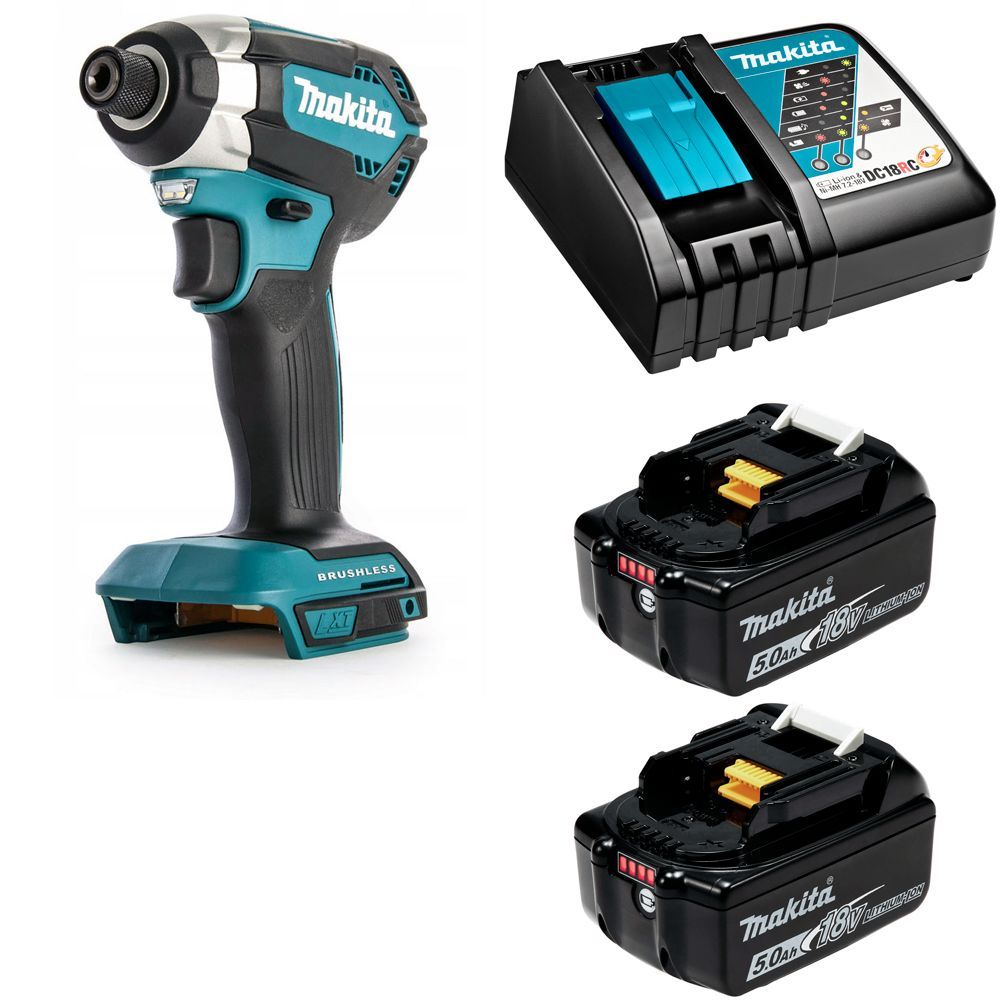 

Ударный шуруповерт аккумуляторный Makita DTD153RTE, акк 2x5Ач и з/у, DTD153RTE
