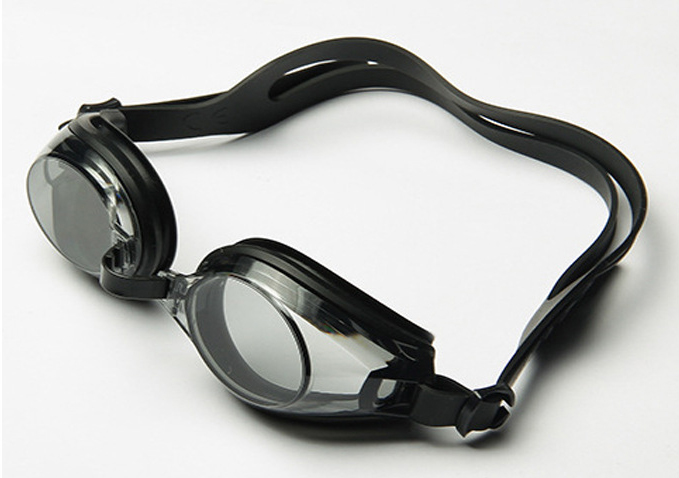 Очки для плавания Mystyle взрослые, черные, регулируемые, AF, от UVA, UVB, силикон