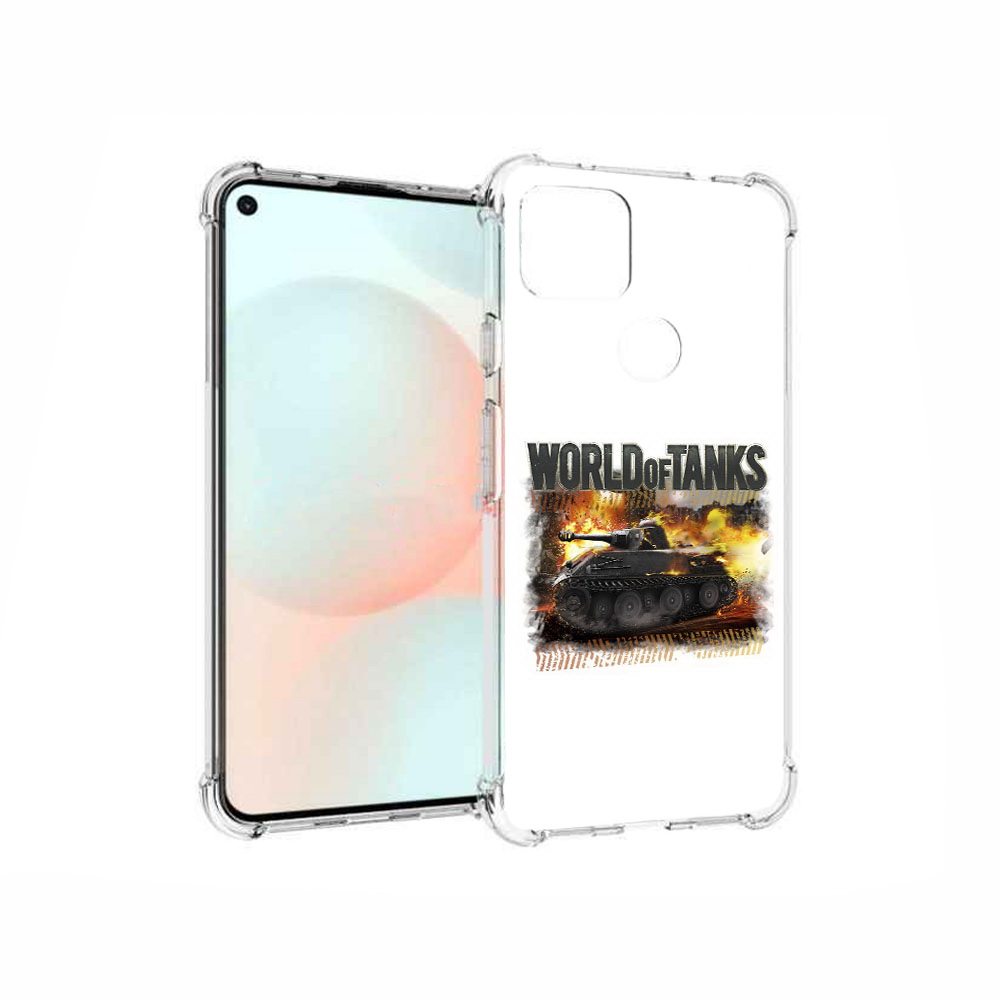 

Чехол MyPads Tocco для Google Pixel 5A Мир танков-2, Прозрачный, Tocco