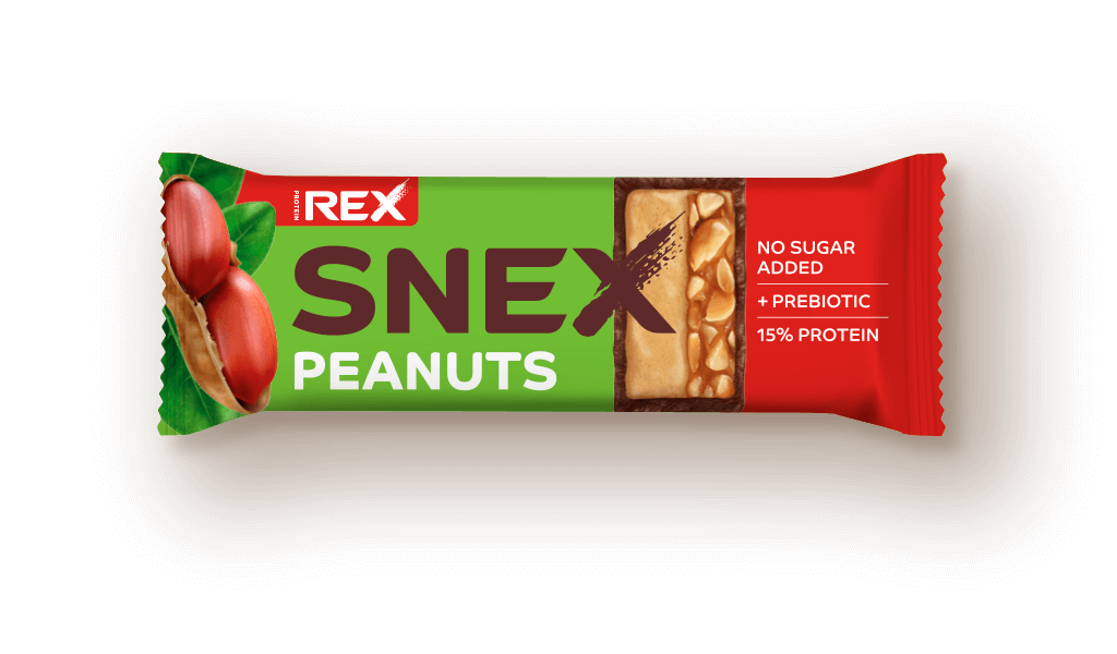 Батончик ProteinRex Snex протеиновый, солёная карамель и арахис, 50 г