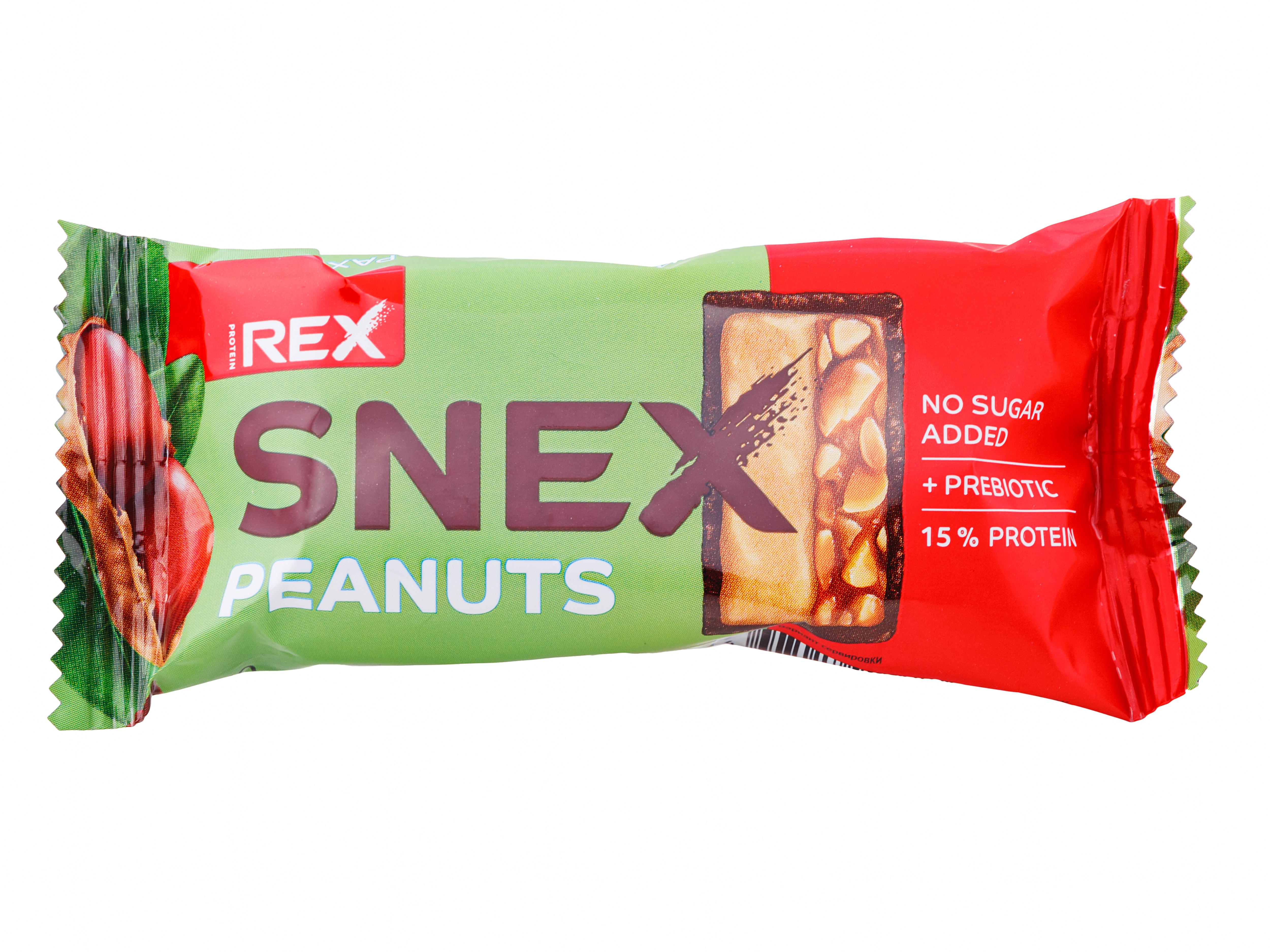 Батончик ProteinRex Snex протеиновый, солёная карамель и арахис, 50 г