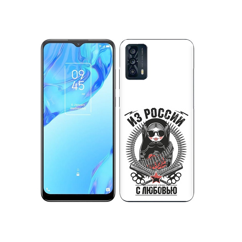 

Чехол MyPads Tocco для TCL 20B Из России с любовью, Прозрачный, Tocco