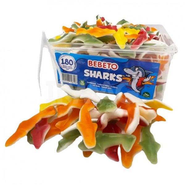 

Мармелад Bebeto Sharks ассорти