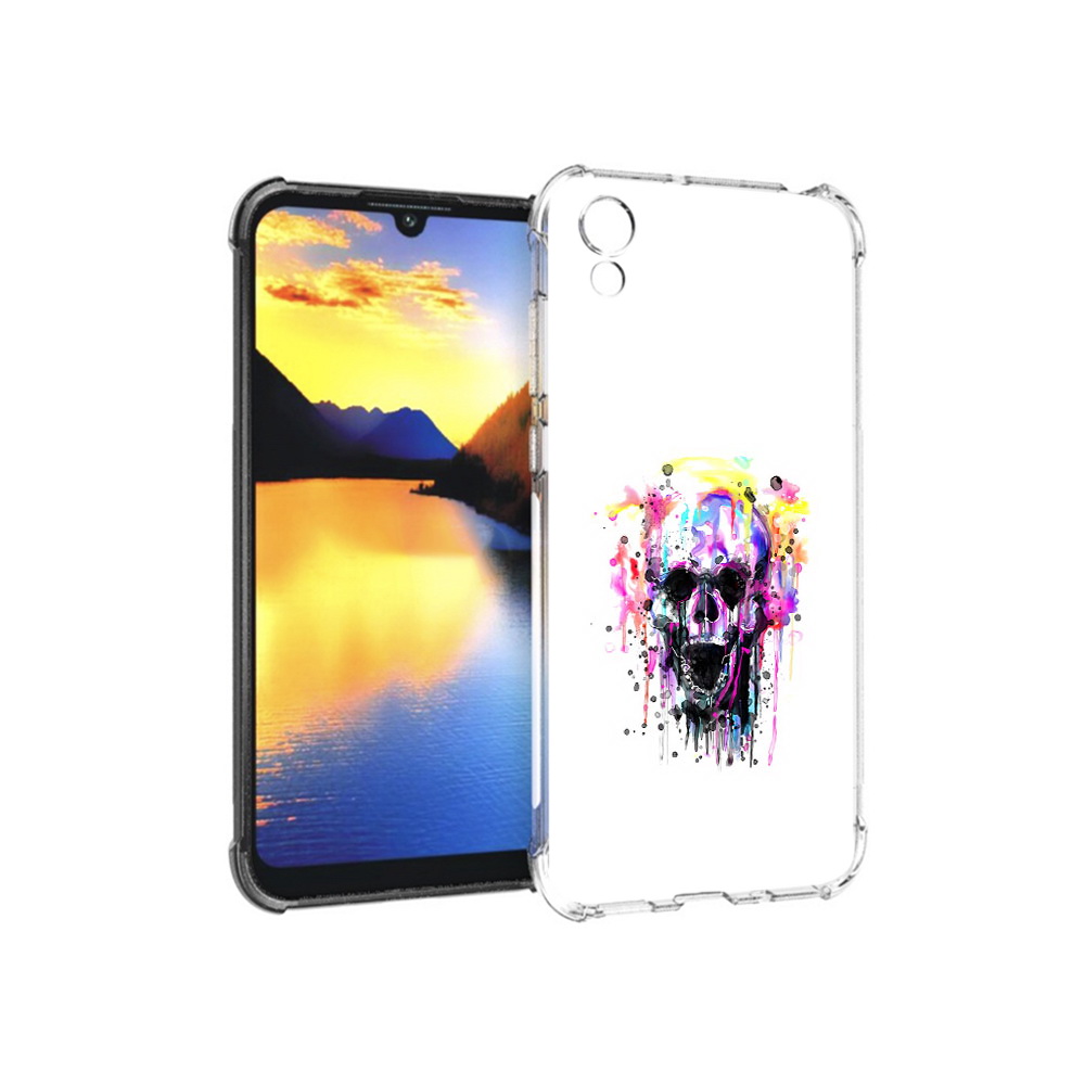 

Чехол MyPads Tocco для Huawei Y5 граффити череп, Прозрачный, Tocco