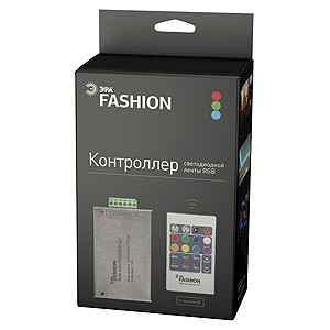 ЭРА RGBcontroller-12-A01-RF контроллер для RGB ленты на 12V пульт 40/840