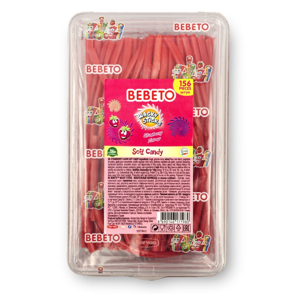 

Мармелад Bebeto Wacky Sticks со вкусом клубники