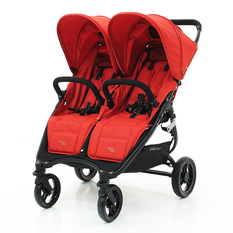 Коляска для двойни и погодок Valco Baby Snap Duo Fire red chipolino коляска для двойни и погодок duo smart