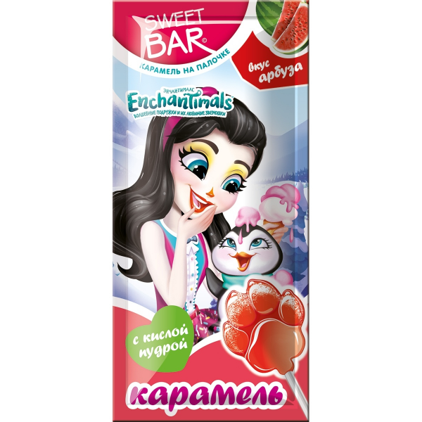 

Карамель Конфитрейд Encnantimals с кислой пудрой 10 г